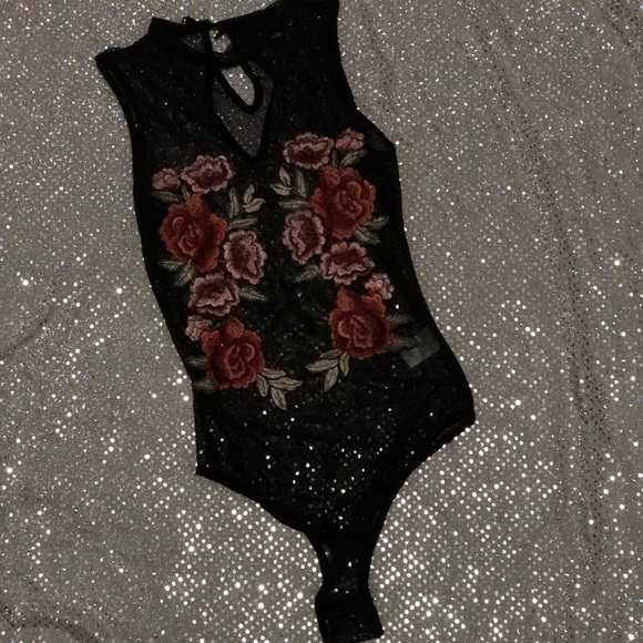 Flower embellished Onesie - Picture 1 of 1